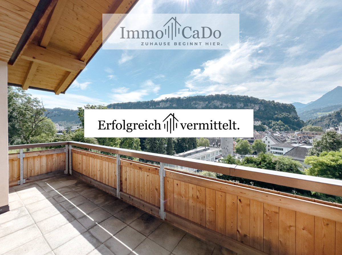 Traumhafte 3-Zimmerwohnung mit Panoramablick über Feldkirch