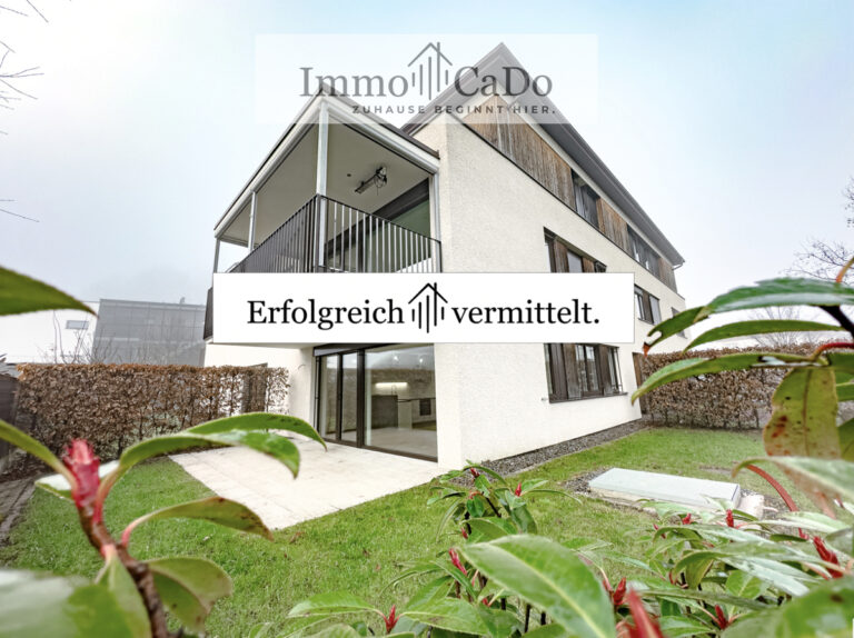 Moderne 2-Zimmer-Gartenwohnung in ruhiger Lage in Koblach