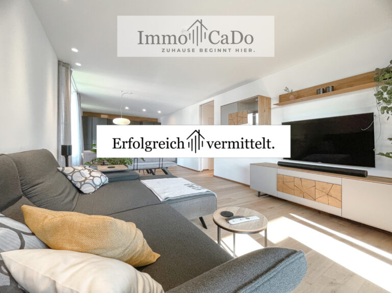 Vollmöblierte 3-Zimmer-Wohnung mit hochwertiger Ausstattung & großem Balkon in Götzis