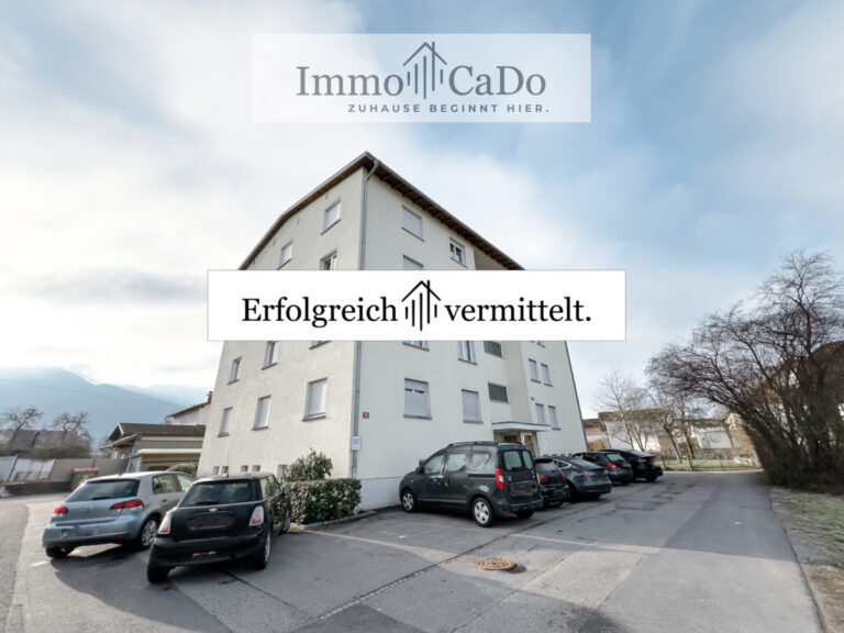Attraktive 2 Zimmer Anlegerwohnung in Dornbirn