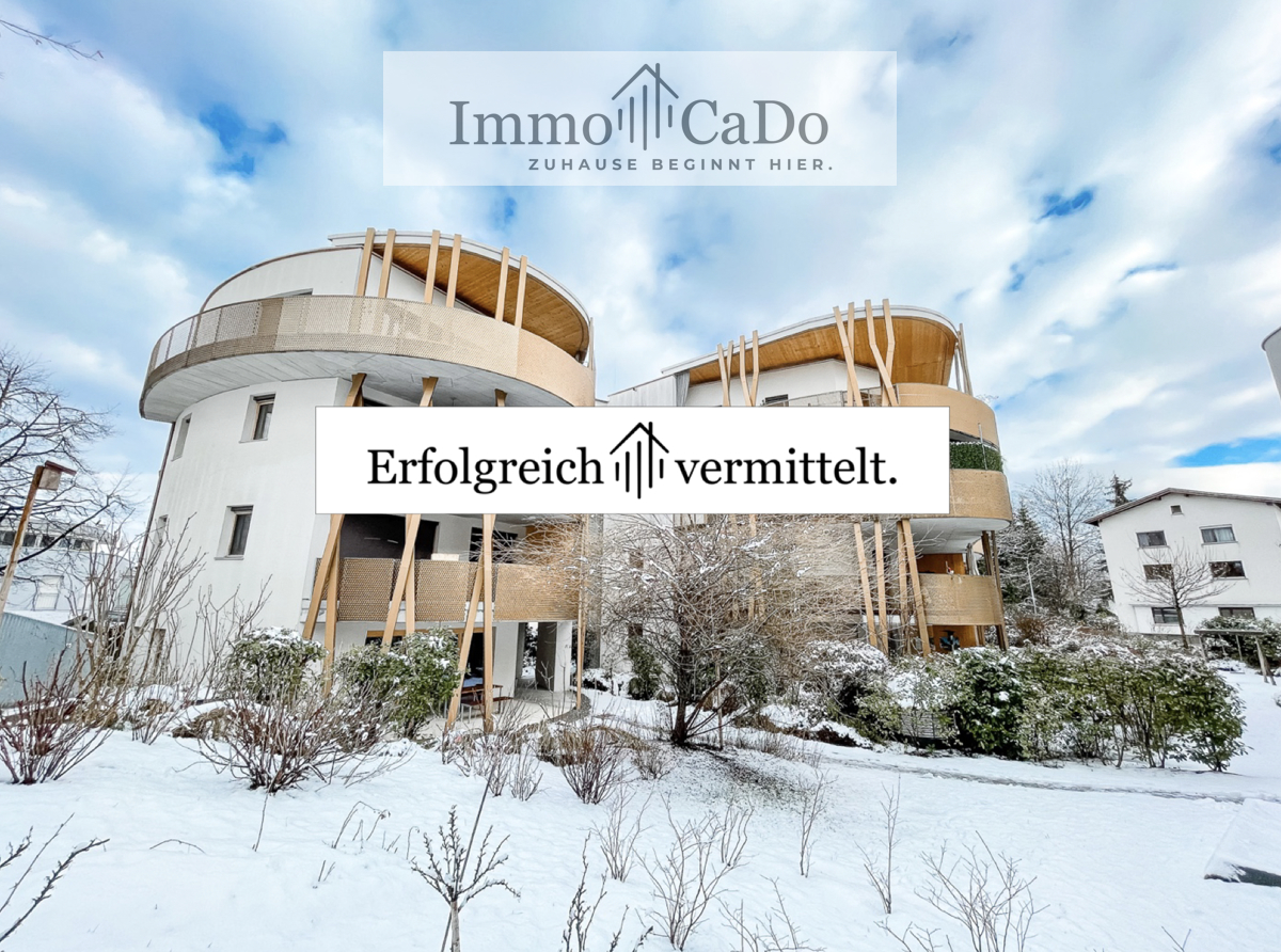 Moderne Architektur mit Garten und Ausblick - 2-Zimmer-Gartenwohnung in Dornbirn