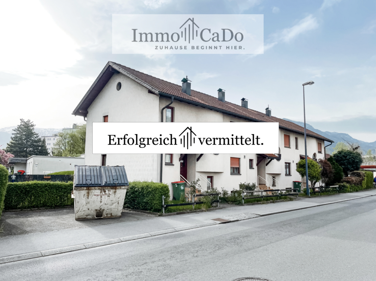 Natur- und zentrumsnahes Eckreihenhaus mit Potenzial in Dornbirn zu verkaufen!