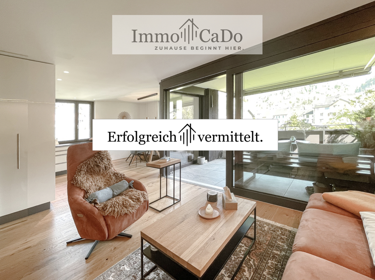 Stilvolle 3 Zimmer - Dachgeschosswohnung mit hochwertiger Ausstattung in ruhiger Lage von Röthis
